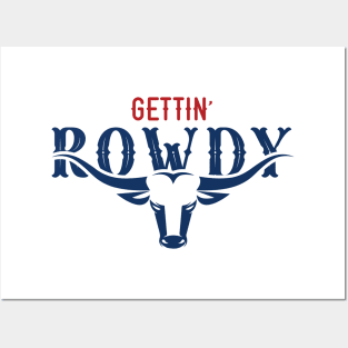 Cowgirl bachelorette - getting rowdy Posters and Art